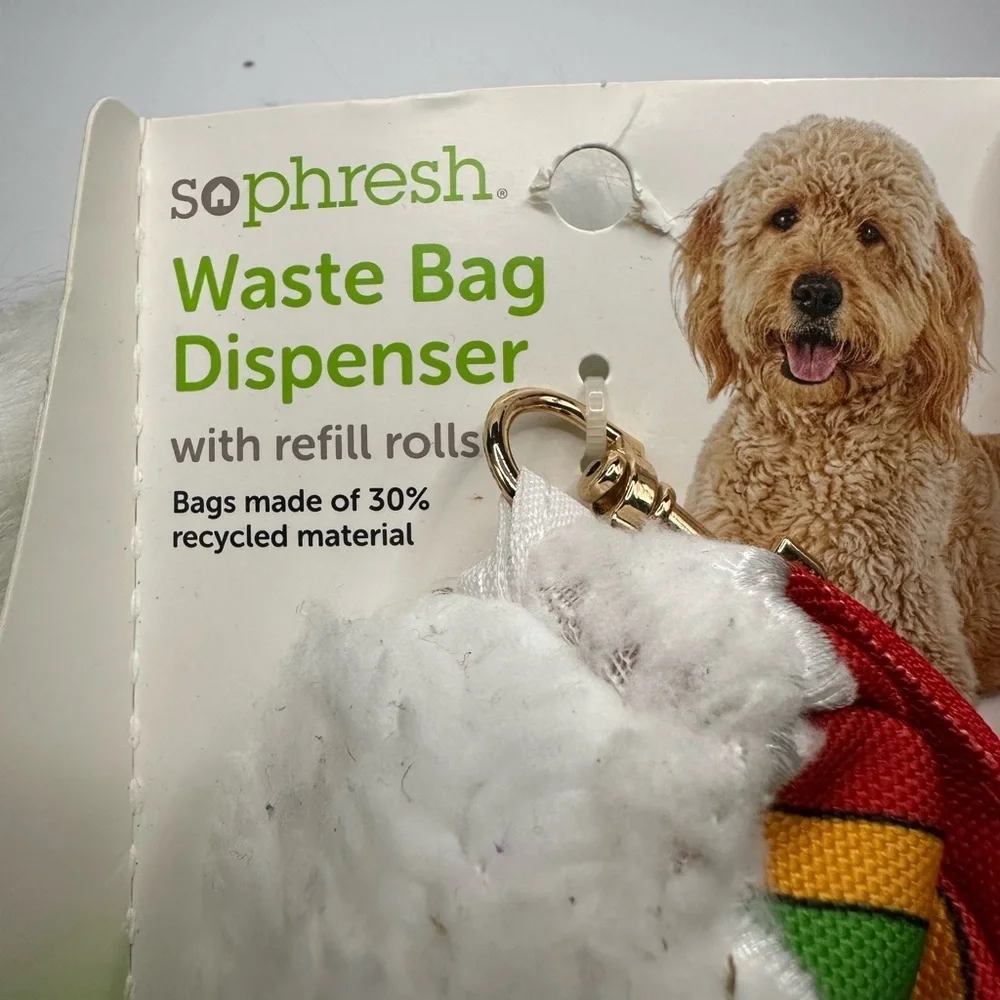 🩷5/$10 Outward Hound Waste Bag Dispenser with Rainbow Design